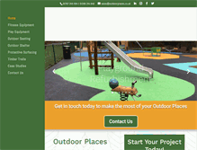 Tablet Screenshot of outdoorplaces.co.uk